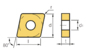Пластина черновая CNMG 160612-GR